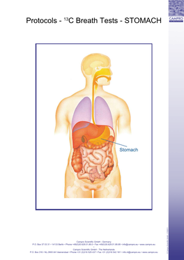 Protocols - 13C Breath Tests - STOMACH