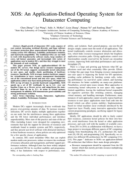 XOS: an Application-Defined Operating System for Datacenter Computing