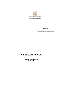 Cyber Defence Strategy