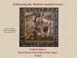 Enhancing the Mind in Ancient Greece.Pdf
