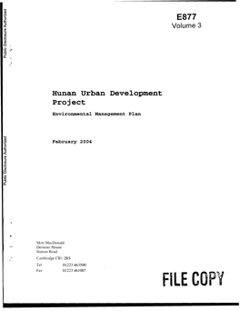 World Bank Document