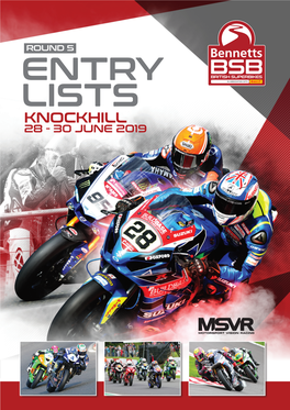 Entry Lists Knockhill 28 - 30 June 2019