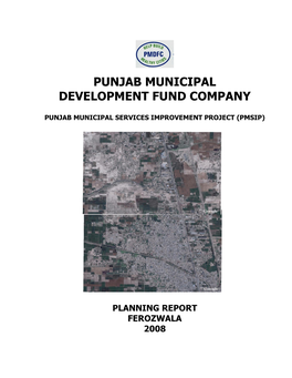 Planning Report Ferozwala 2008