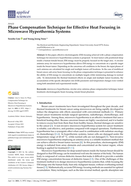Phase Compensation Technique for Effective Heat Focusing in Microwave Hyperthermia Systems