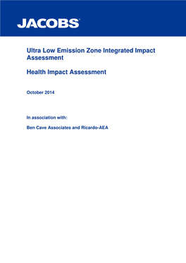 CAL 294 ULEZ HIA Final ULEZ Consultation Reduced Size