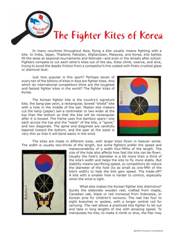 The Fighter Kites of Korea