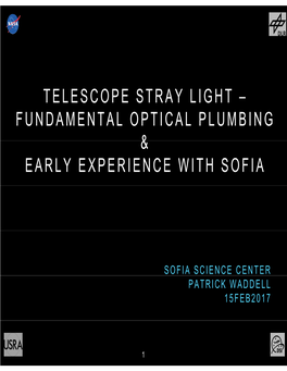 Telescope Stray Light Telescope Stray Light