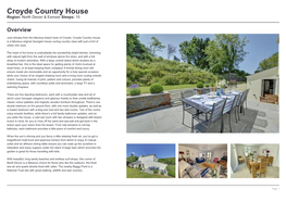 Croyde Country House Region: North Devon & Exmoor Sleeps: 10