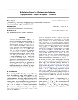 Rebuilding Factorized Information Criterion: Asymptotically Accurate Marginal Likelihood