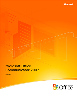 Microsoft Office Communicator 2007