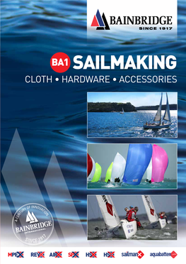 Sailmaking • Cloth • Hardware • Accessories Sailmaking Cloth • Hardware • Accessories