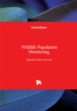 Wildlife Population Monitoring Population Wildlife