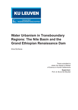 The Nile Basin and the Grand Ethiopian Renaissance Dam