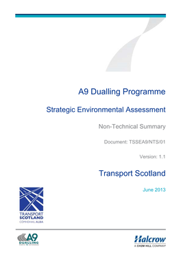 A9 Dualling Programme Strategic Environmental Assessment Non