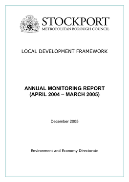 Annual Monitoring Report 2004-2005