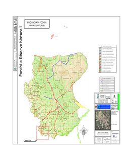 PROVINCIA DI FOGGIA Tavola Progressivo VINCOLI TERRITORIALI PIANOSA SISTEMA INFORMATIVO TERRITORIALE