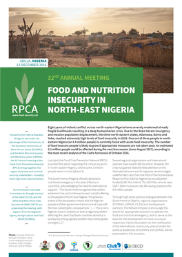 Food and Nutrition Insecurity in North-East Nigeria