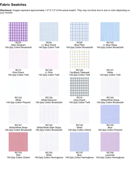 Fabric Swatches