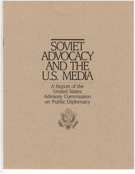 SOVIET ADVOCACY and the U.S