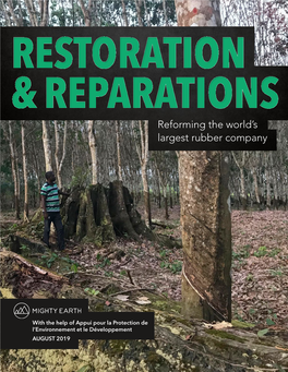 Restoration & Reparations: Reforming the World's Largest Rubber Company