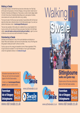 Walking in Swale Leaflet Sittingbourne Leaflet.Indd