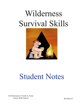 Wilderness Survival Skills