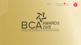 BCA Green Mark Awards 2015