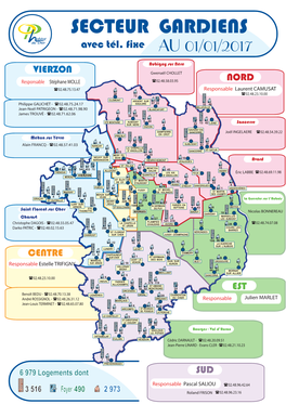 SECTEUR GARDIENS Avec Tél