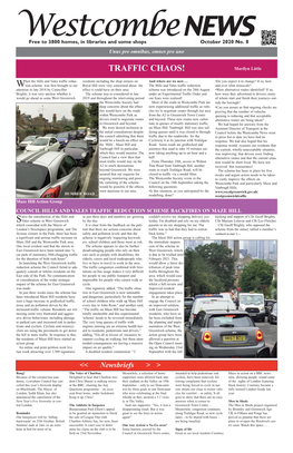 Westcombe News October 2020 LOCAL NEWS Continued from Page 1