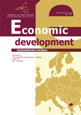 Economic Development ЕКОНОМСКИ РАЗВОЈ