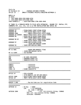 IAARAAA-AAYCQHDJ-EYWHPWL Serial Id : 6MKGY7-V7H2UBDZ