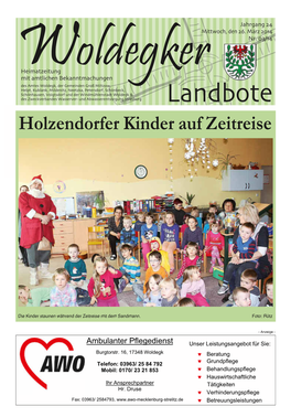 Holzendorfer Kinder Auf Zeitreise