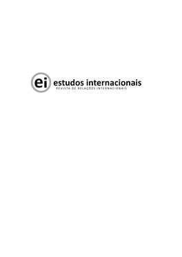 Estudos Internacionais • Belo Horizonte, ISSN 2317-773X, V.6 N.3 (2018), P.5 - 25