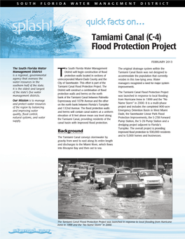 Tamiami Canal (C-4) Flood Protection Project