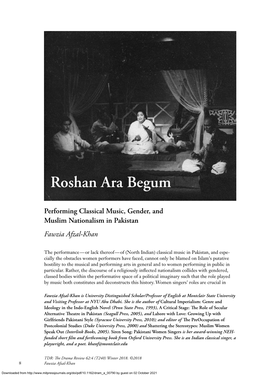 Roshan Ara Begum