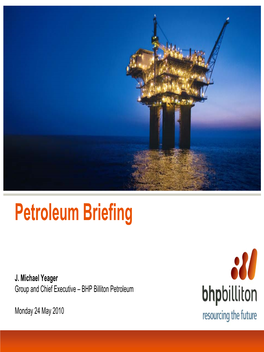 Petroleum CSG Briefing, 24 May 2010 Slide 2 Agenda