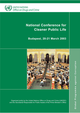 National Conference for Cleaner Public Life1