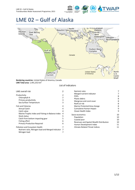 Gulf of Alaska Transboundary Water Assessment Programme, 2015