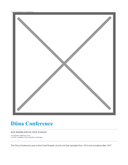 Düna Conference