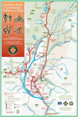 Jackson Hole Pathways Map 2013