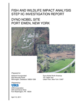 Fish and Wildlife Impact Analysis Step Iic Investigation Report