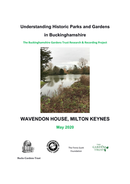 WAVENDON HOUSE, MILTON KEYNES May 2020