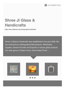 Shree Ji Glass & Handicrafts