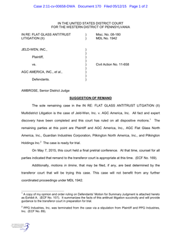 Case 2:11-Cv-00658-DWA Document 170 Filed 05/12/15 Page 1 of 2