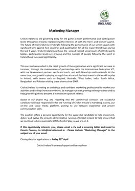 Marketing Manager