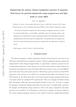 Engineering the Unitary Charge-Conjugation Operator for Klein-Gordon and Dirac Fields