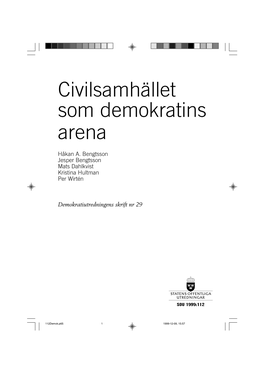 Civilsamhället Som Demokratins Arena