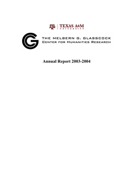 Annual Report 2003-2004