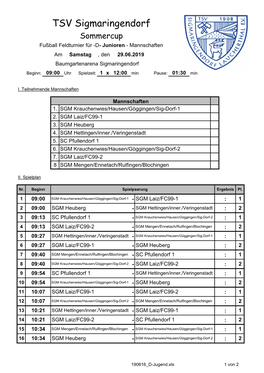 TSV Sigmaringendorf