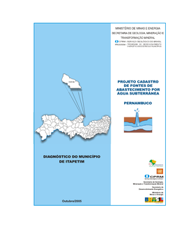 Diagnóstico Do Município De Itapetim Pernambuco